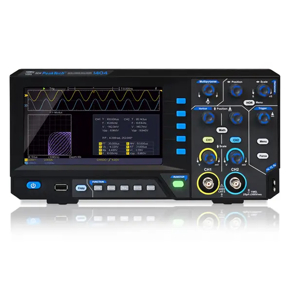 Osciloscopio digital 100 MHz 2CH, 1GS/s P1404